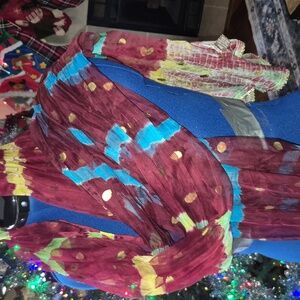 Raj 100%silk Made In India. W.40"×L.88" Beautiful Femine Silk Scarf.(#1475A)